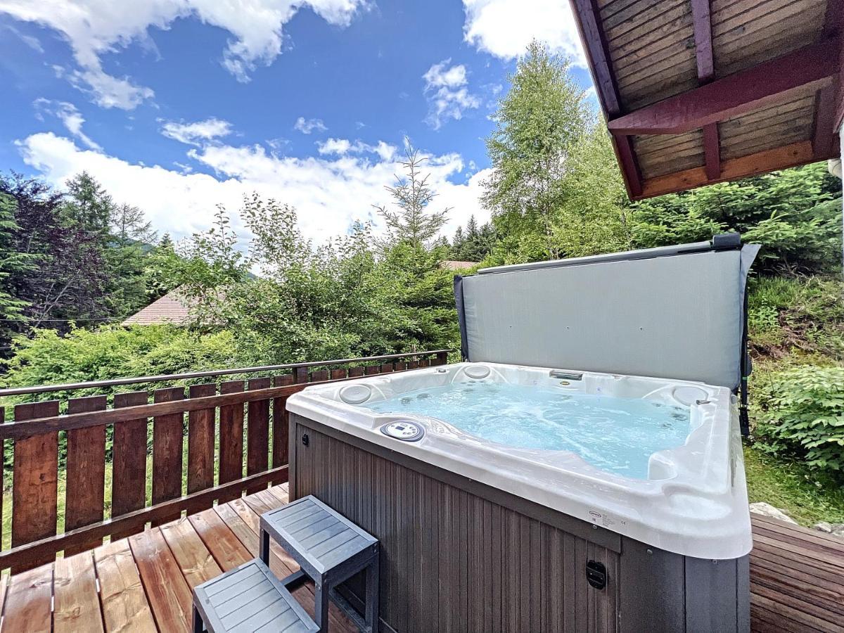 Les Cimes Blanches Cledicihome Chalet 10 Pers Spa & Grand Terrain 4 Minutes Des Pistes Ла-Бресс Экстерьер фото